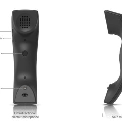 Receptor wireless pentru telefoane IP UniFi Ubiquiti G3 Touch, UT-G3-Handset
